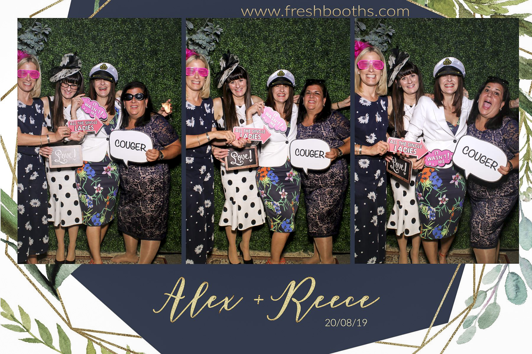 Alex & Reece Wedding - Selfie Mirror | View more photos from the event at gallery.freshbooths.com/u/FreshBooths/Alex-Reece-Wedding-Selfie-Mirror