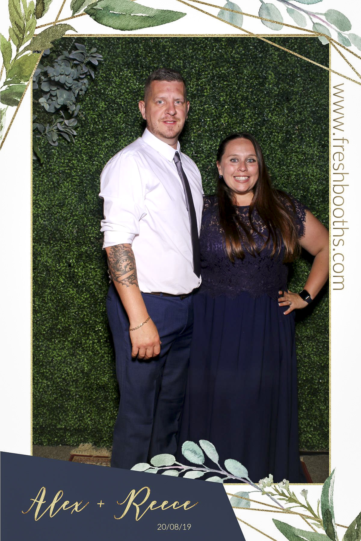 Alex & Reece Wedding - Selfie Mirror | View more photos from the event at gallery.freshbooths.com/u/FreshBooths/Alex-Reece-Wedding-Selfie-Mirror