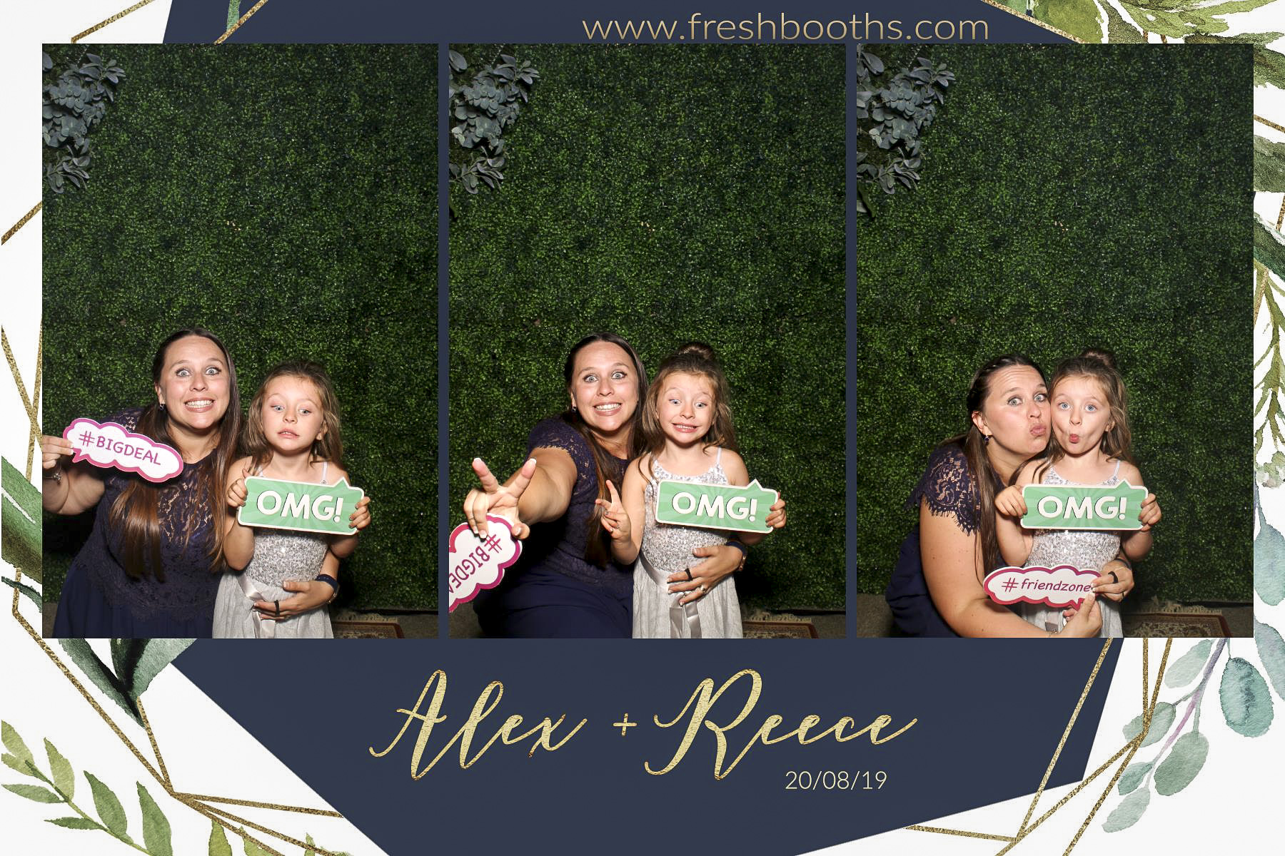 Alex & Reece Wedding - Selfie Mirror | View more photos from the event at gallery.freshbooths.com/u/FreshBooths/Alex-Reece-Wedding-Selfie-Mirror