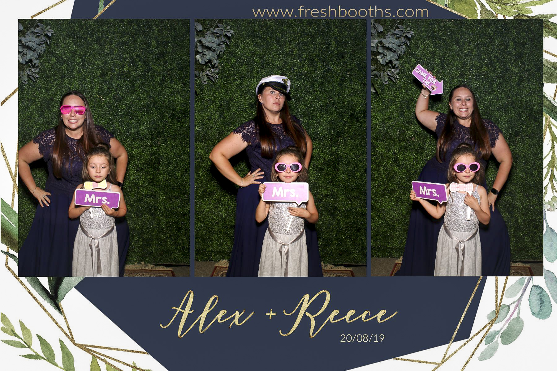 Alex & Reece Wedding - Selfie Mirror | View more photos from the event at gallery.freshbooths.com/u/FreshBooths/Alex-Reece-Wedding-Selfie-Mirror