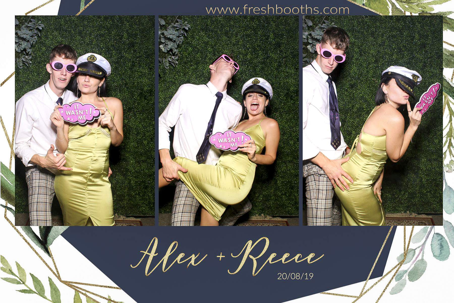 Alex & Reece Wedding - Selfie Mirror | View more photos from the event at gallery.freshbooths.com/u/FreshBooths/Alex-Reece-Wedding-Selfie-Mirror