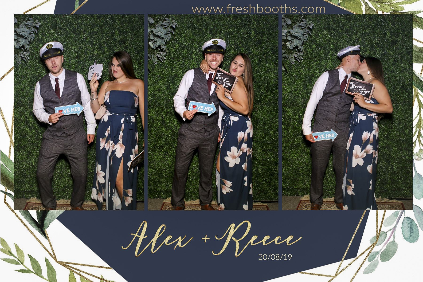 Alex & Reece Wedding - Selfie Mirror | View more photos from the event at gallery.freshbooths.com/u/FreshBooths/Alex-Reece-Wedding-Selfie-Mirror