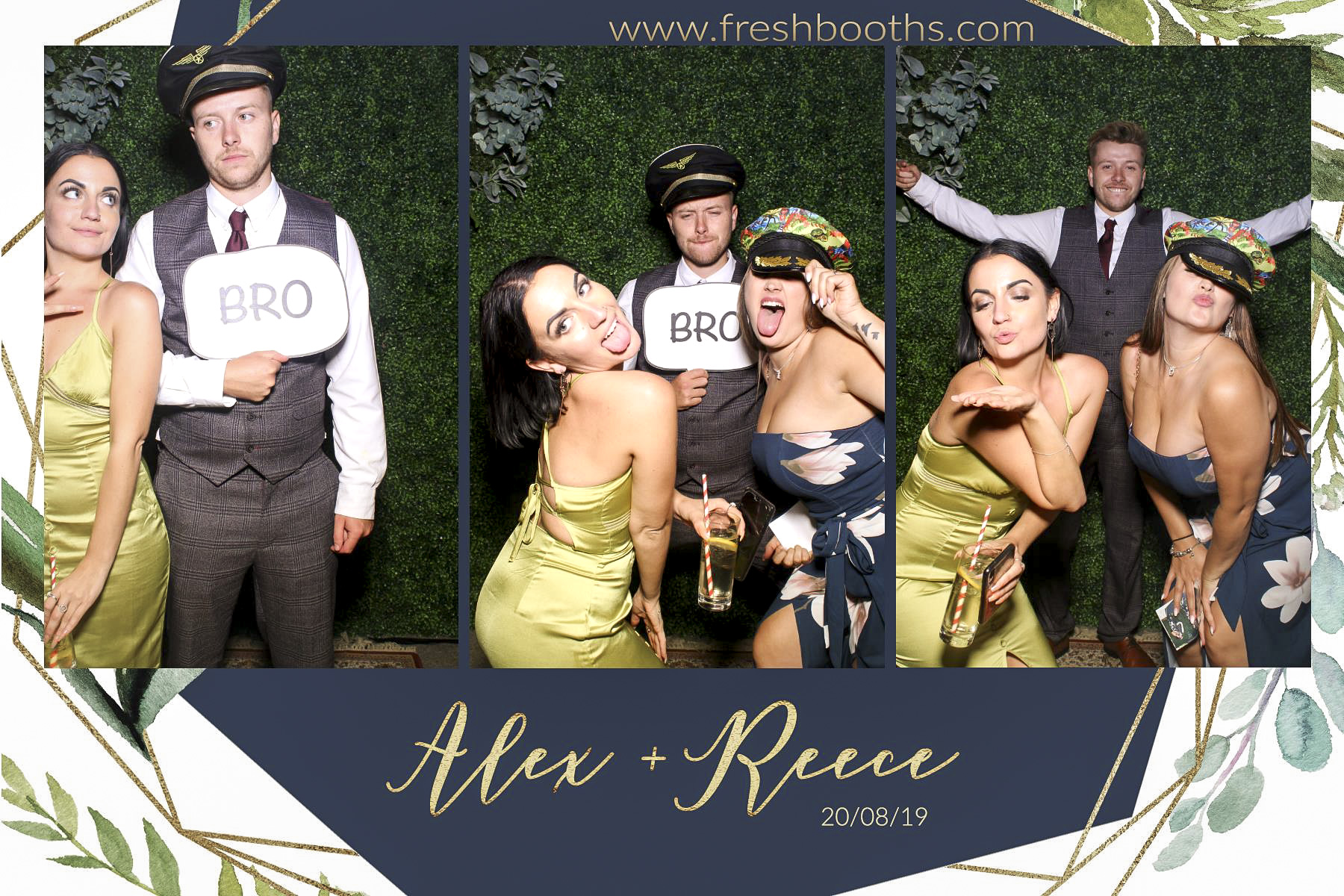 Alex & Reece Wedding - Selfie Mirror | View more photos from the event at gallery.freshbooths.com/u/FreshBooths/Alex-Reece-Wedding-Selfie-Mirror