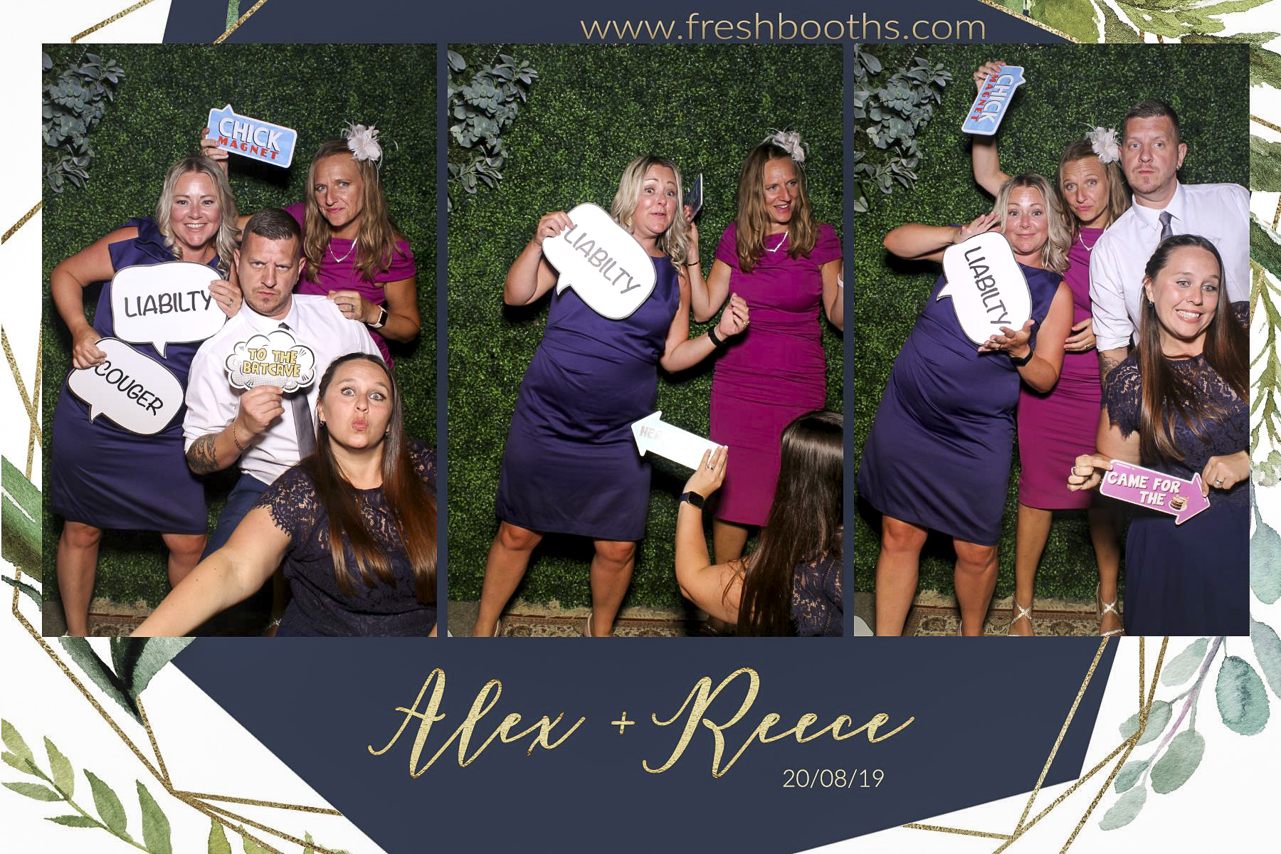 Alex & Reece Wedding - Selfie Mirror | View more photos from the event at gallery.freshbooths.com/u/FreshBooths/Alex-Reece-Wedding-Selfie-Mirror