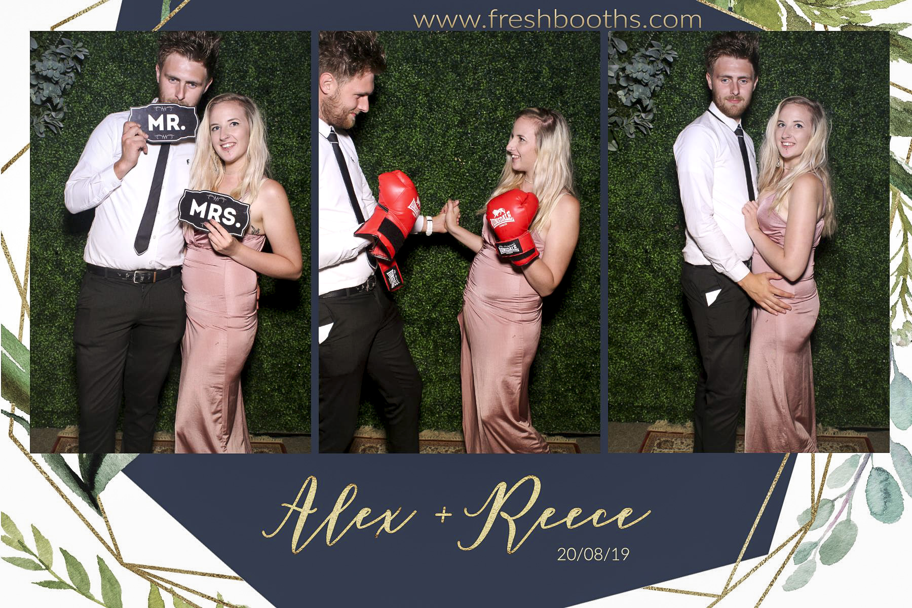 Alex & Reece Wedding - Selfie Mirror | View more photos from the event at gallery.freshbooths.com/u/FreshBooths/Alex-Reece-Wedding-Selfie-Mirror