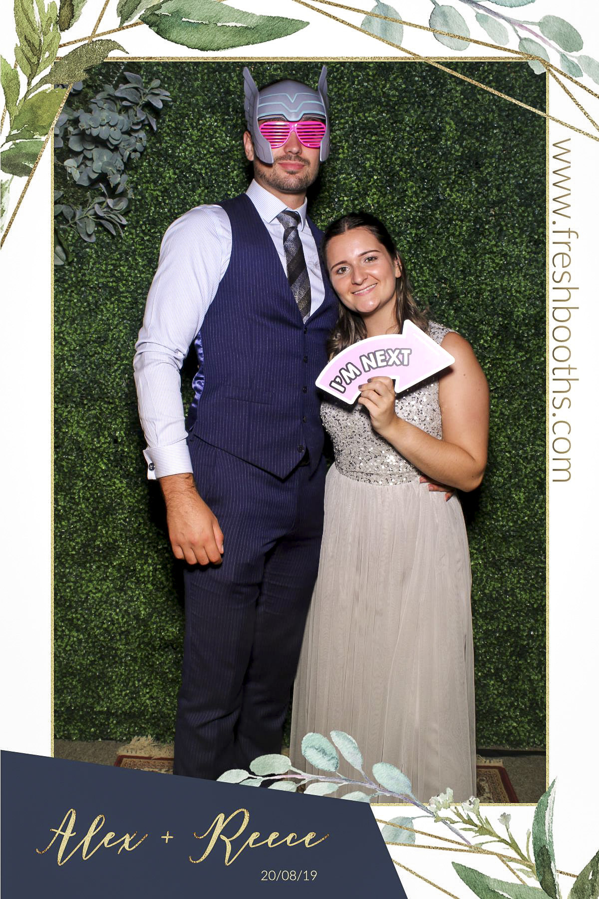 Alex & Reece Wedding - Selfie Mirror | View more photos from the event at gallery.freshbooths.com/u/FreshBooths/Alex-Reece-Wedding-Selfie-Mirror