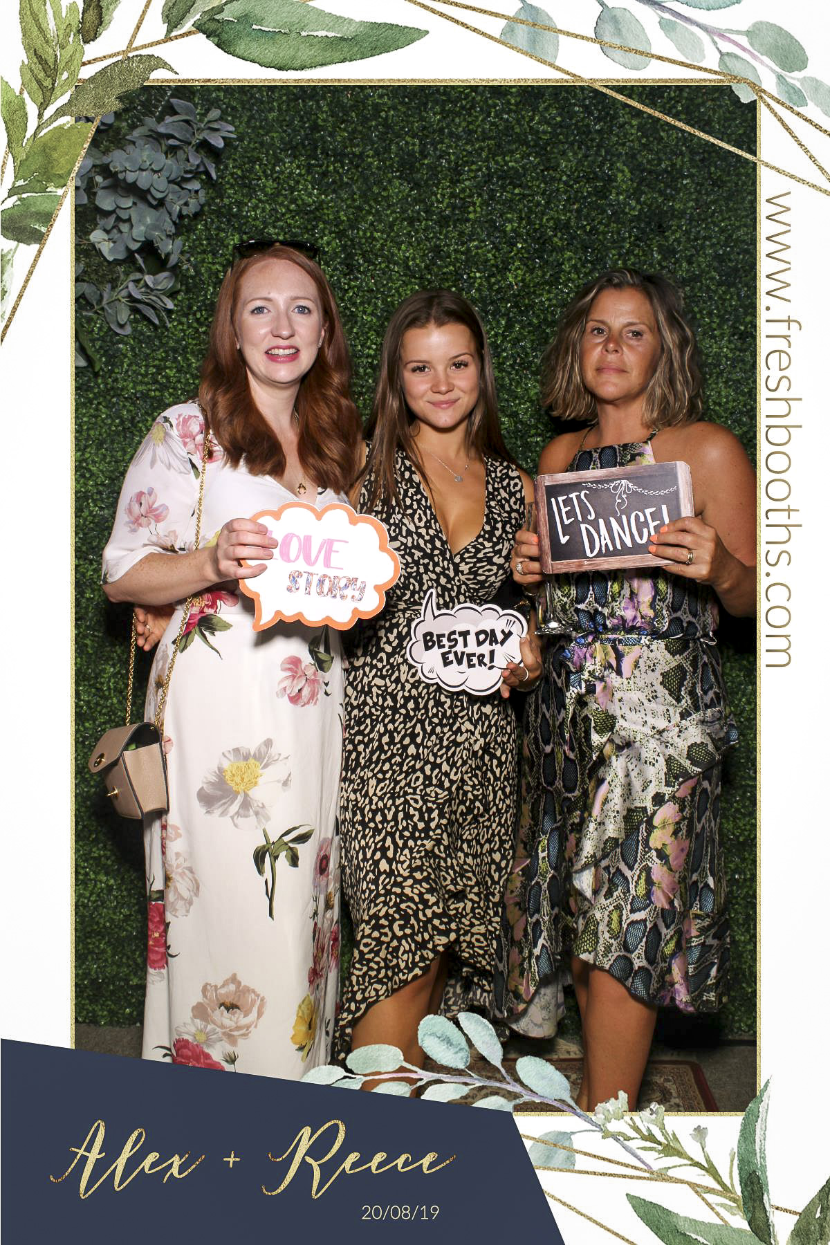 Alex & Reece Wedding - Selfie Mirror | View more photos from the event at gallery.freshbooths.com/u/FreshBooths/Alex-Reece-Wedding-Selfie-Mirror