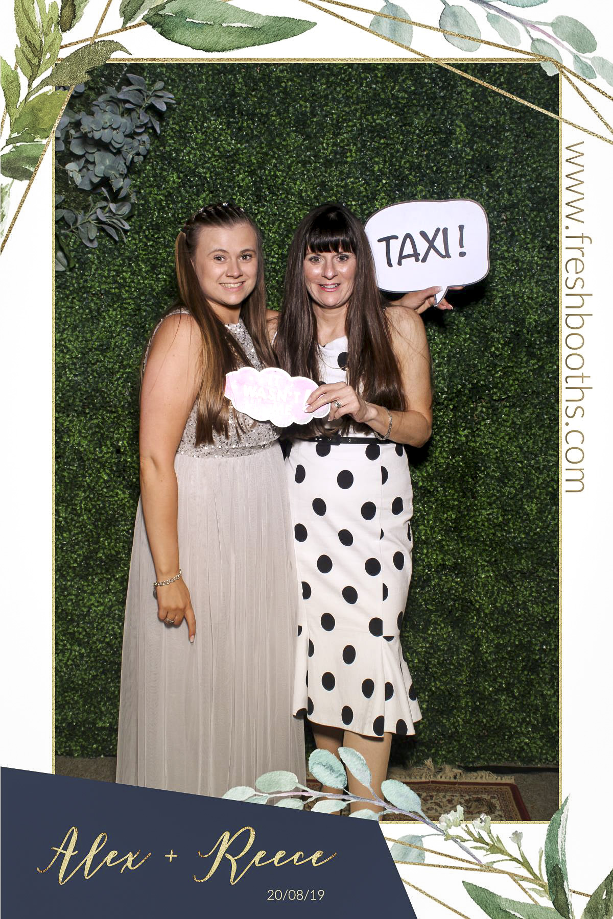 Alex & Reece Wedding - Selfie Mirror | View more photos from the event at gallery.freshbooths.com/u/FreshBooths/Alex-Reece-Wedding-Selfie-Mirror
