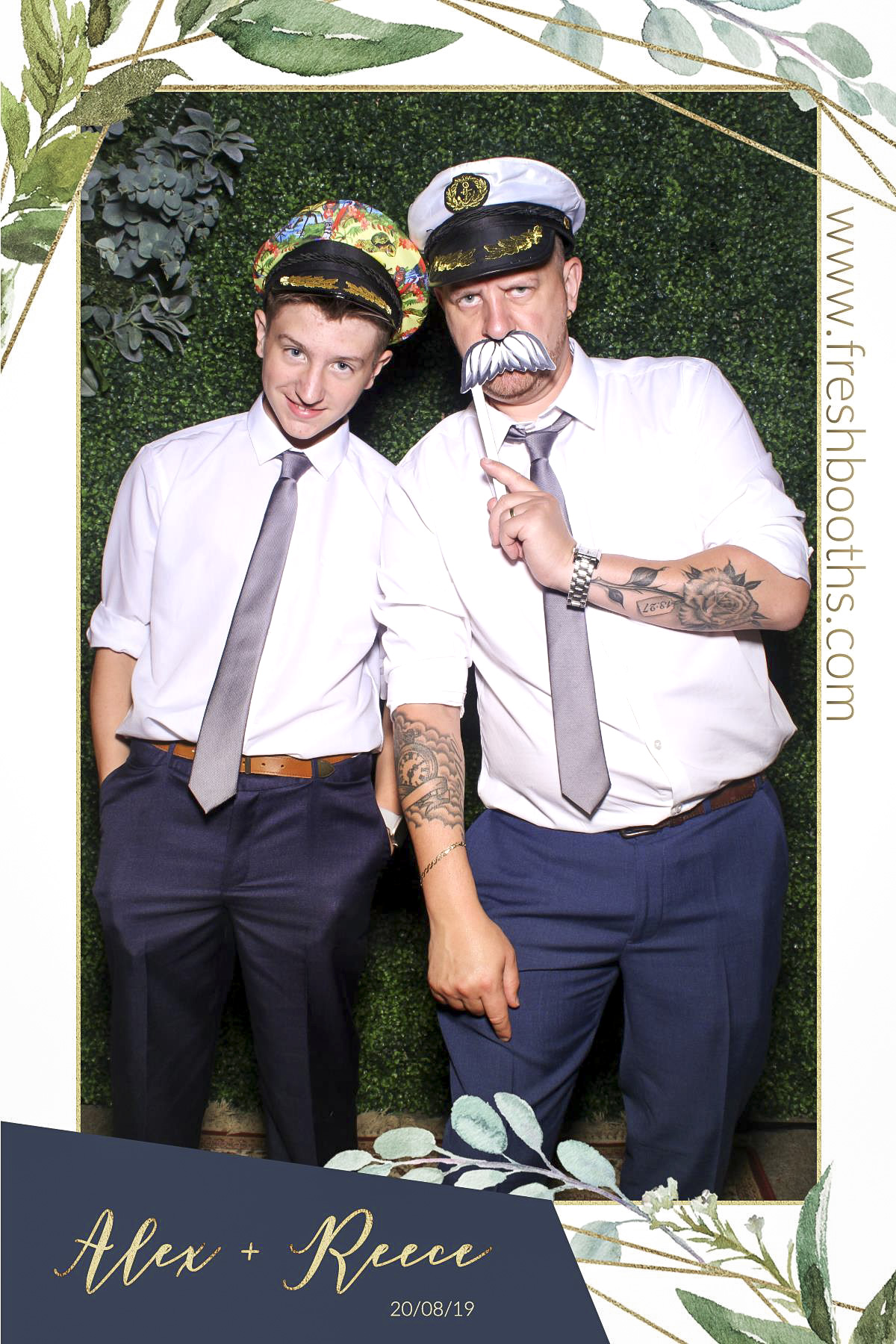 Alex & Reece Wedding - Selfie Mirror | View more photos from the event at gallery.freshbooths.com/u/FreshBooths/Alex-Reece-Wedding-Selfie-Mirror