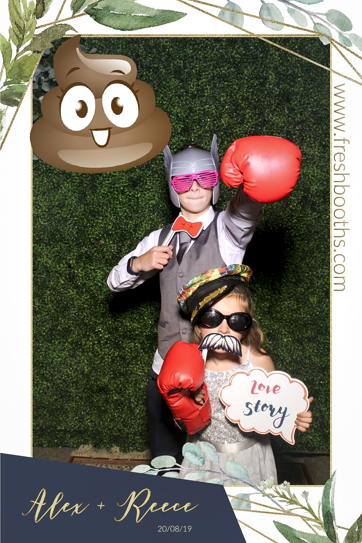 Alex & Reece Wedding - Selfie Mirror | View more photos from the event at gallery.freshbooths.com/u/FreshBooths/Alex-Reece-Wedding-Selfie-Mirror