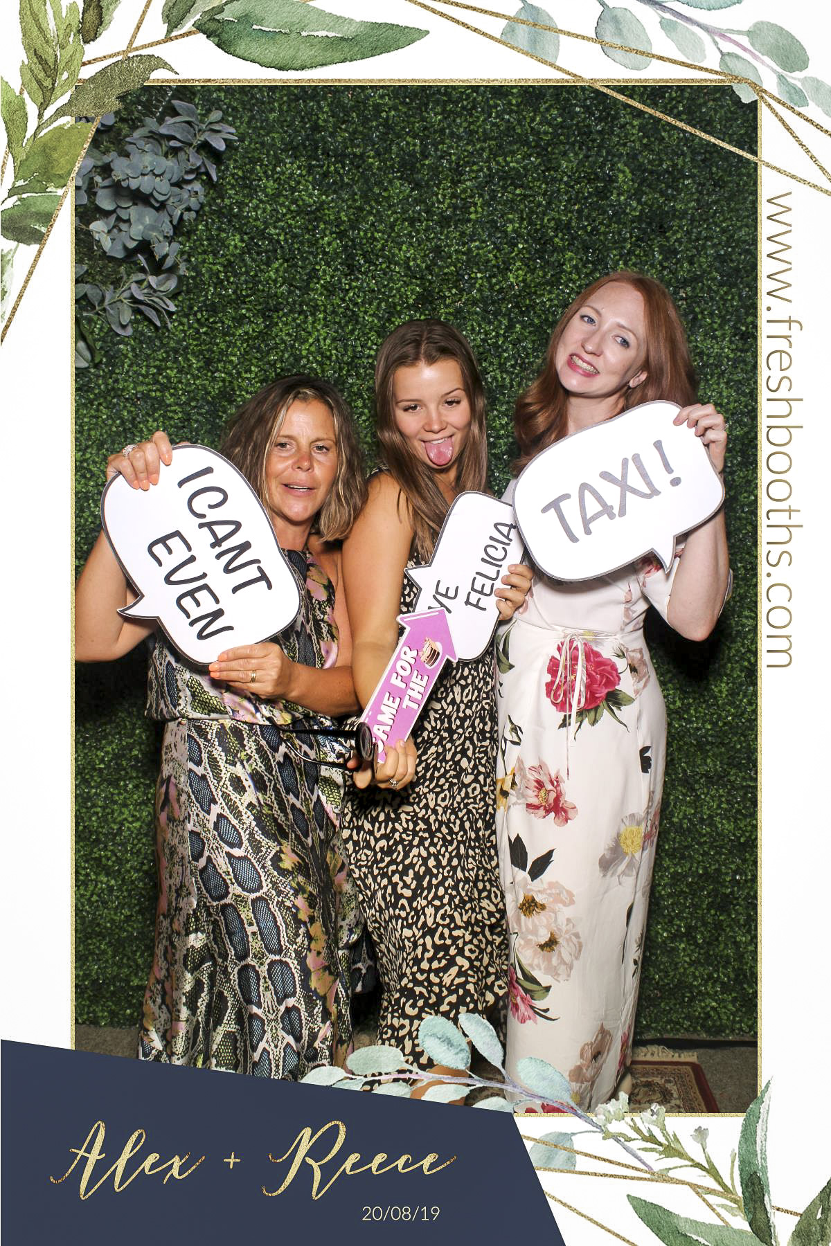 Alex & Reece Wedding - Selfie Mirror | View more photos from the event at gallery.freshbooths.com/u/FreshBooths/Alex-Reece-Wedding-Selfie-Mirror