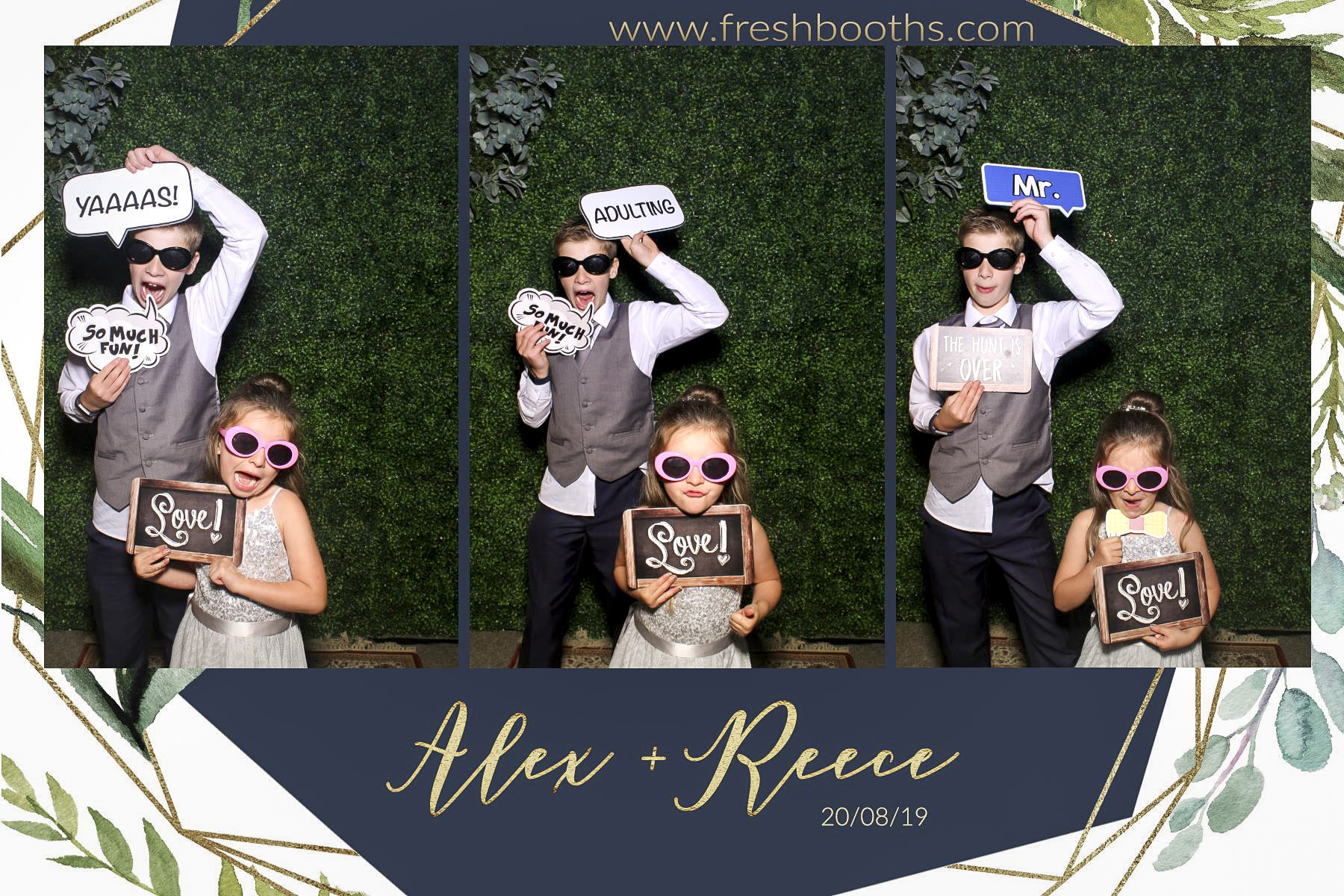 Alex & Reece Wedding - Selfie Mirror | View more photos from the event at gallery.freshbooths.com/u/FreshBooths/Alex-Reece-Wedding-Selfie-Mirror