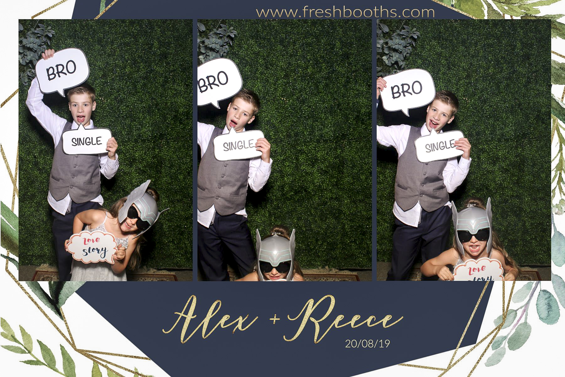 Alex & Reece Wedding - Selfie Mirror | View more photos from the event at gallery.freshbooths.com/u/FreshBooths/Alex-Reece-Wedding-Selfie-Mirror