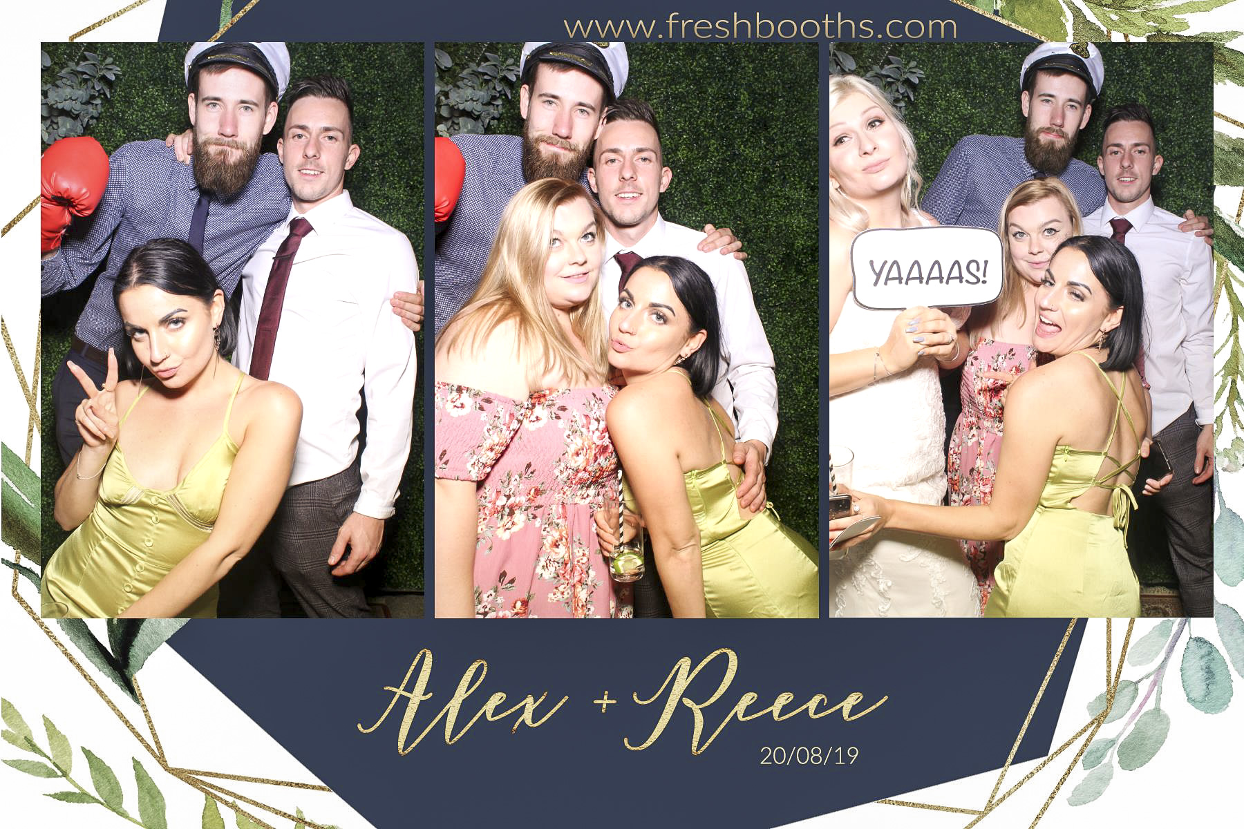 Alex & Reece Wedding - Selfie Mirror | View more photos from the event at gallery.freshbooths.com/u/FreshBooths/Alex-Reece-Wedding-Selfie-Mirror