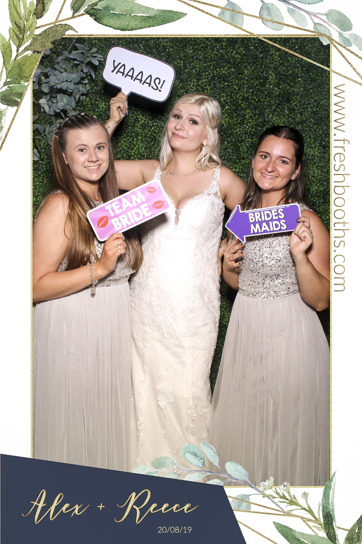 Alex & Reece Wedding - Selfie Mirror | View more photos from the event at gallery.freshbooths.com/u/FreshBooths/Alex-Reece-Wedding-Selfie-Mirror