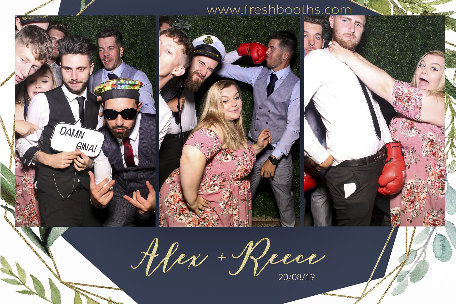 Alex & Reece Wedding - Selfie Mirror | View more photos from the event at gallery.freshbooths.com/u/FreshBooths/Alex-Reece-Wedding-Selfie-Mirror