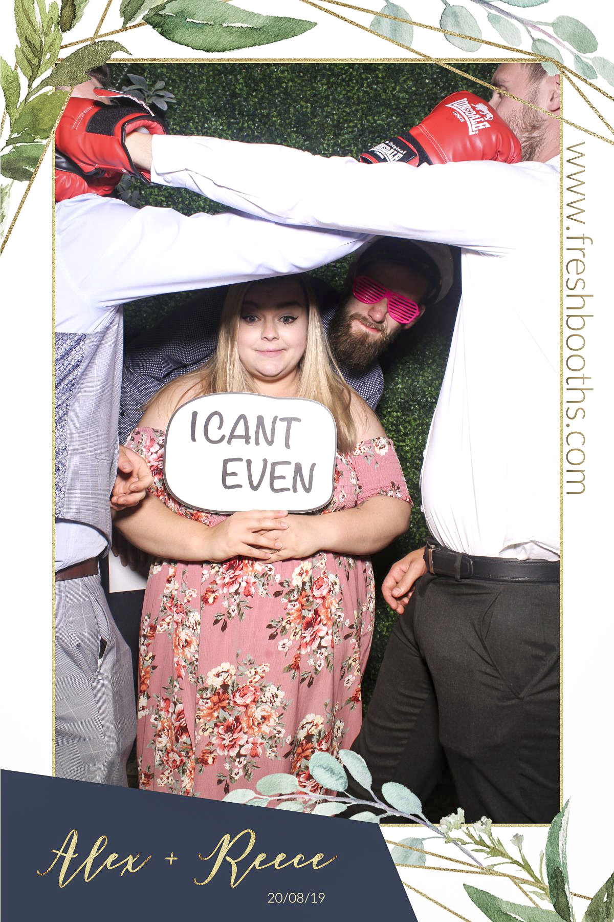 Alex & Reece Wedding - Selfie Mirror | View more photos from the event at gallery.freshbooths.com/u/FreshBooths/Alex-Reece-Wedding-Selfie-Mirror