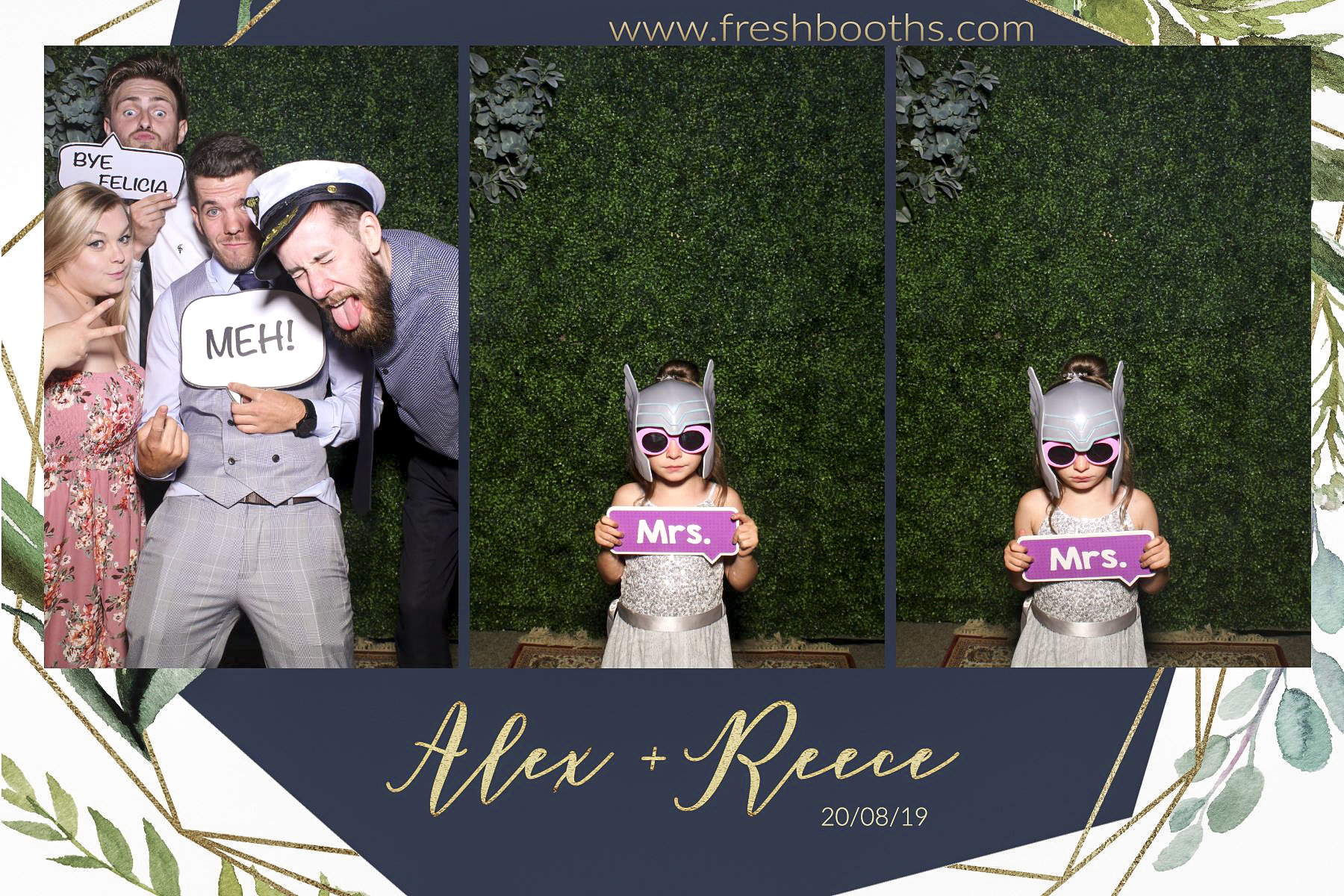 Alex & Reece Wedding - Selfie Mirror | View more photos from the event at gallery.freshbooths.com/u/FreshBooths/Alex-Reece-Wedding-Selfie-Mirror