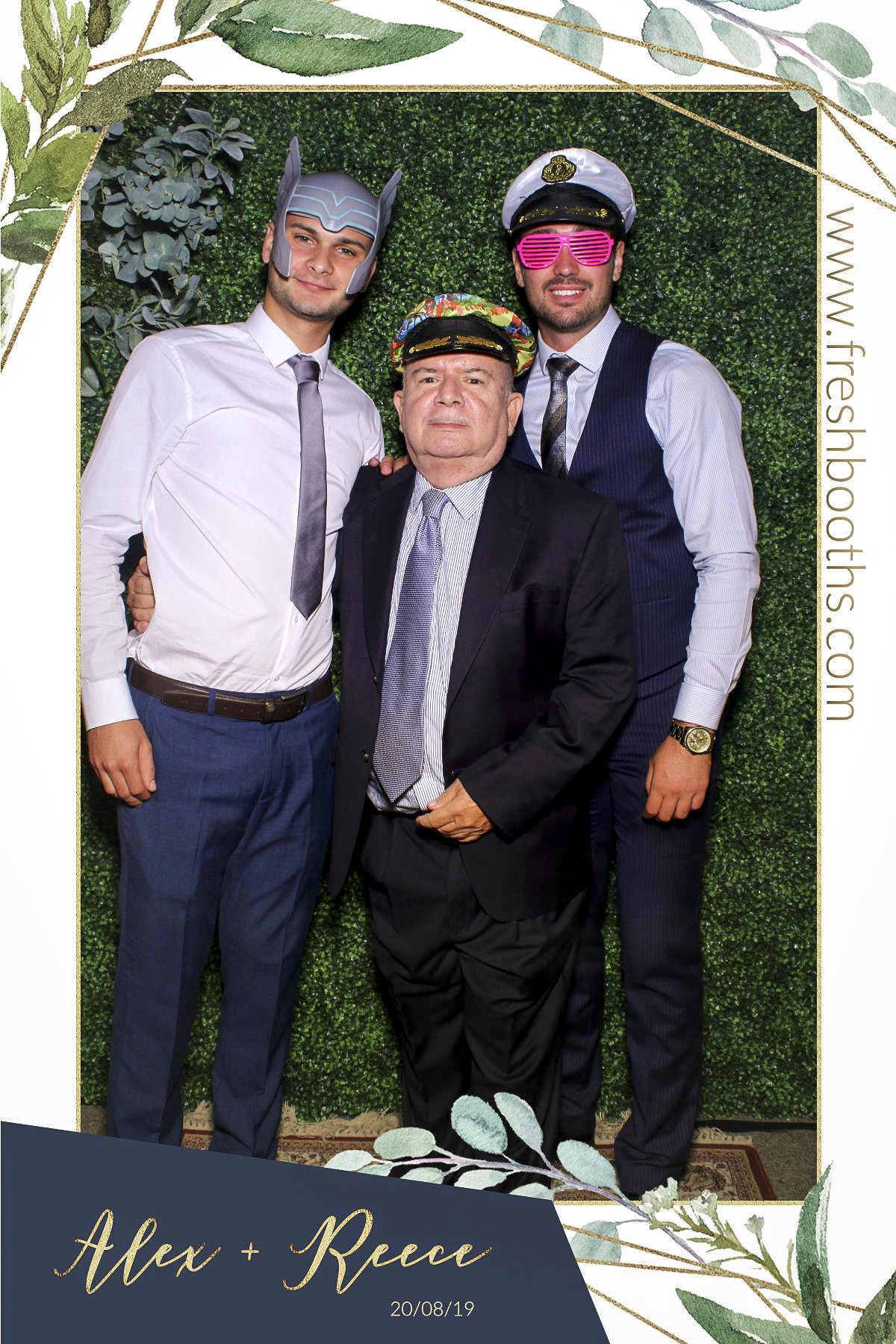 Alex & Reece Wedding - Selfie Mirror | View more photos from the event at gallery.freshbooths.com/u/FreshBooths/Alex-Reece-Wedding-Selfie-Mirror