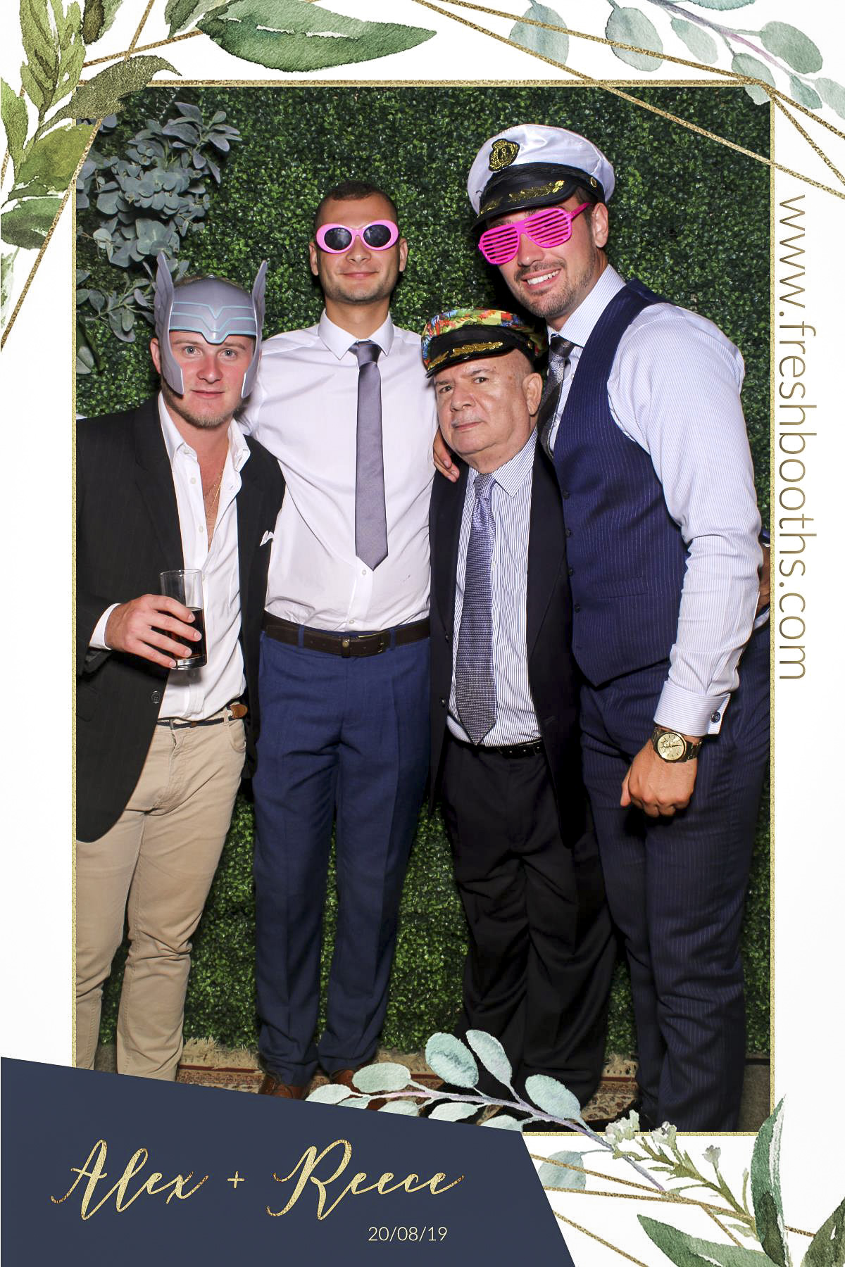 Alex & Reece Wedding - Selfie Mirror | View more photos from the event at gallery.freshbooths.com/u/FreshBooths/Alex-Reece-Wedding-Selfie-Mirror