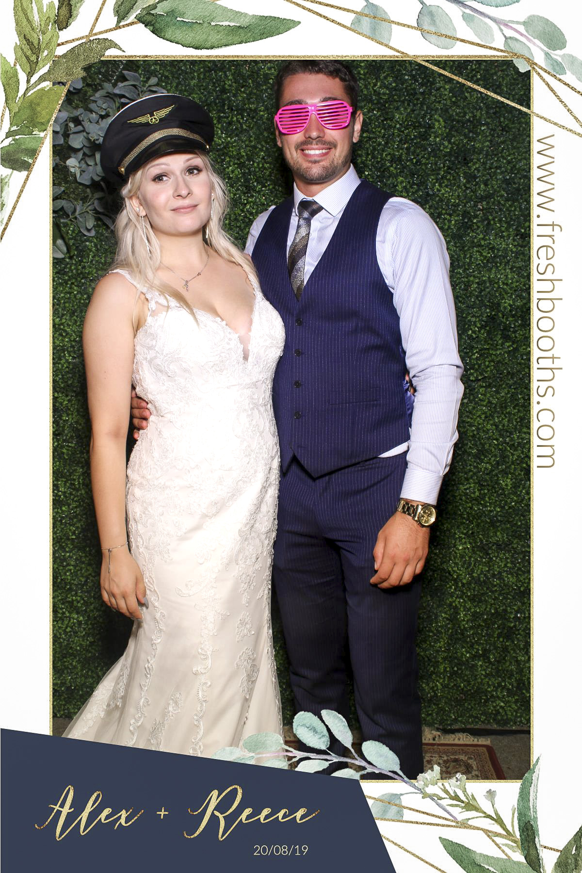Alex & Reece Wedding - Selfie Mirror | View more photos from the event at gallery.freshbooths.com/u/FreshBooths/Alex-Reece-Wedding-Selfie-Mirror