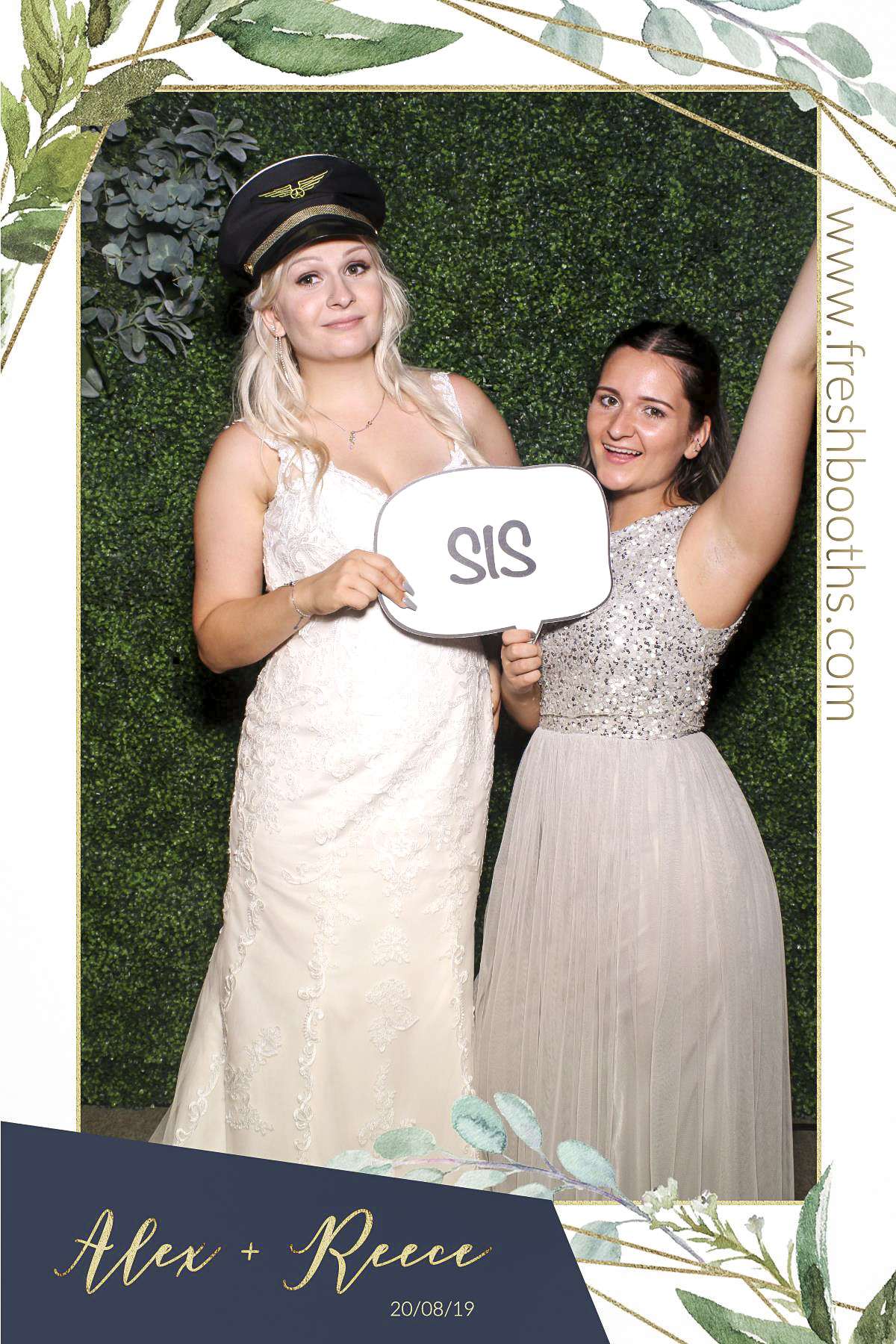 Alex & Reece Wedding - Selfie Mirror | View more photos from the event at gallery.freshbooths.com/u/FreshBooths/Alex-Reece-Wedding-Selfie-Mirror