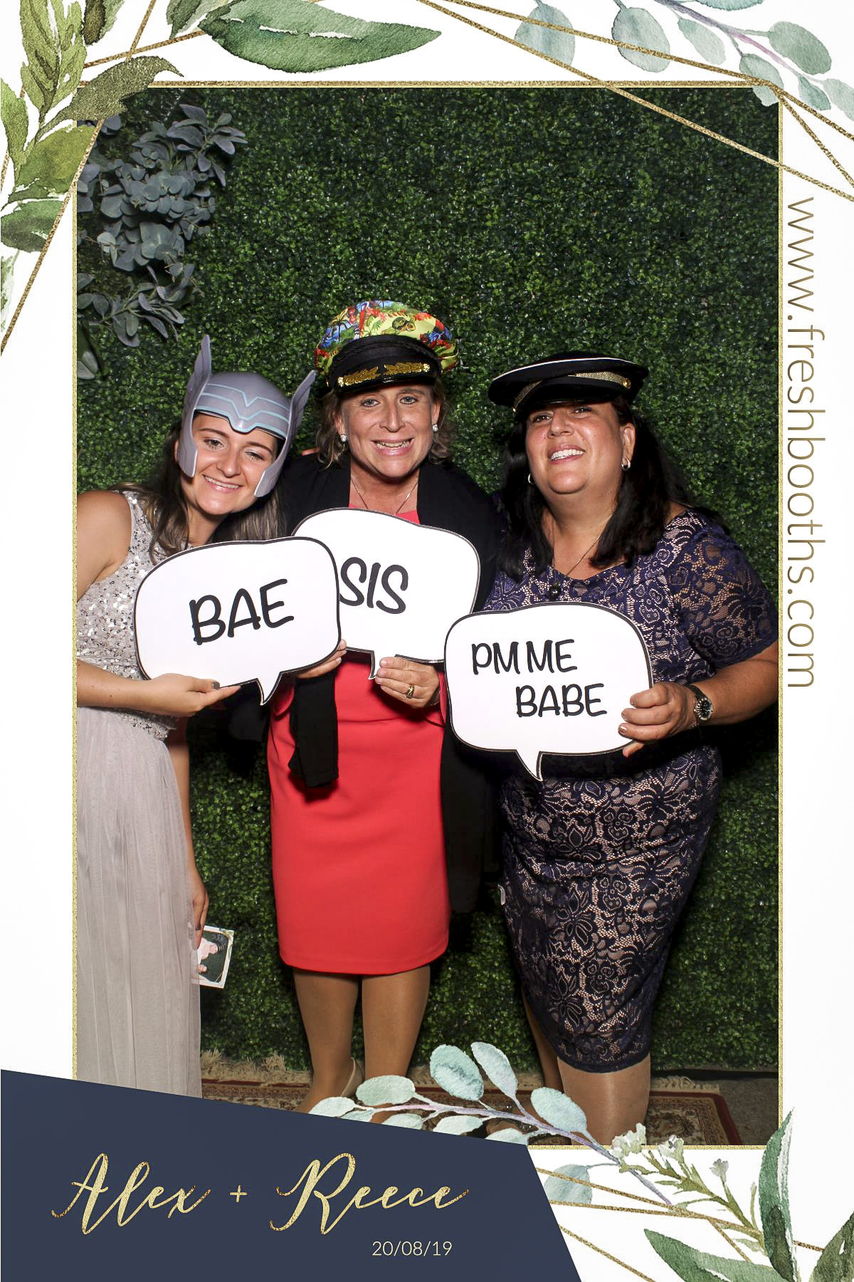 Alex & Reece Wedding - Selfie Mirror | View more photos from the event at gallery.freshbooths.com/u/FreshBooths/Alex-Reece-Wedding-Selfie-Mirror