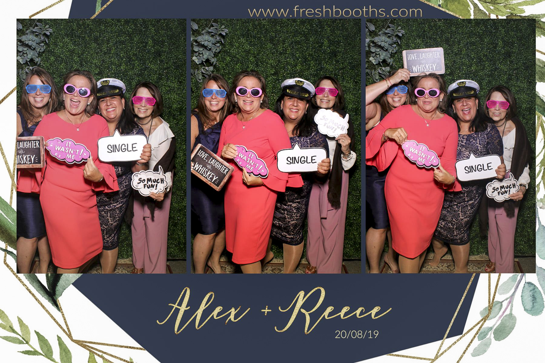 Alex & Reece Wedding - Selfie Mirror | View more photos from the event at gallery.freshbooths.com/u/FreshBooths/Alex-Reece-Wedding-Selfie-Mirror