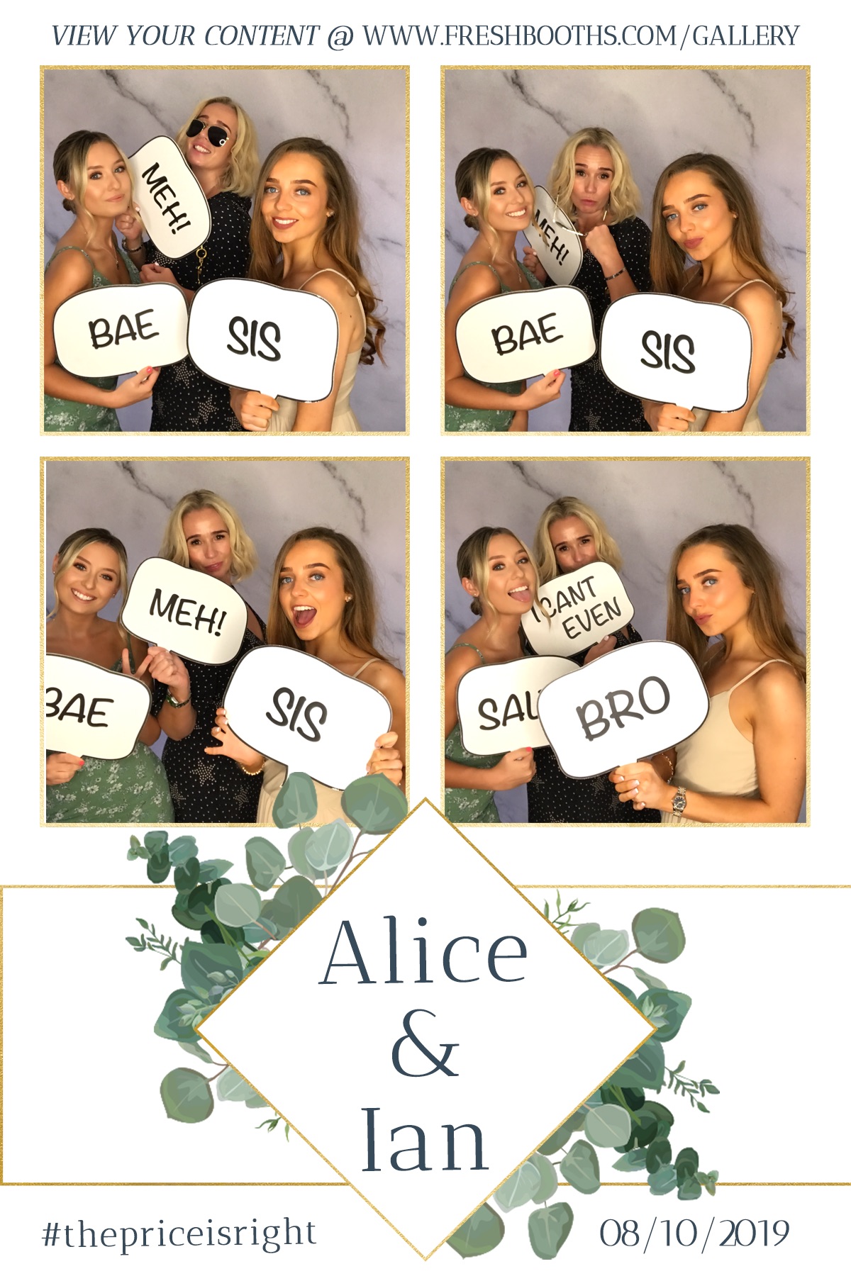 Alice & Ian's Wedding - GIF Station | View more photos from the event at gallery.freshbooths.com/u/FreshBooths/Alice-Ians-Wedding-GIF-Station