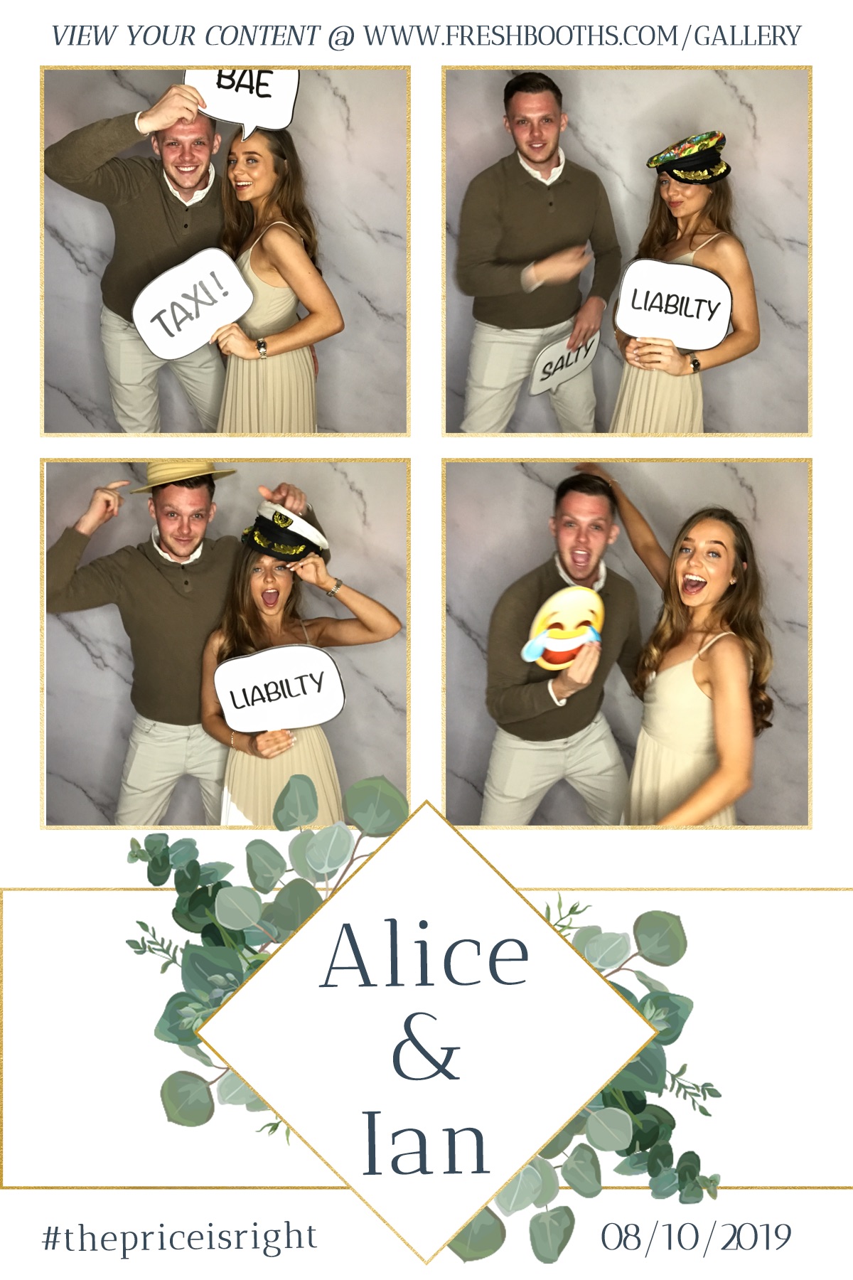 Alice & Ian's Wedding - GIF Station | View more photos from the event at gallery.freshbooths.com/u/FreshBooths/Alice-Ians-Wedding-GIF-Station