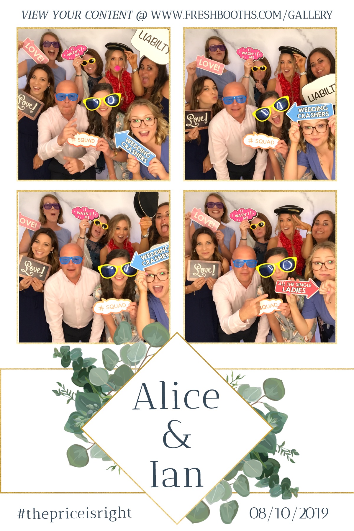 Alice & Ian's Wedding - GIF Station | View more photos from the event at gallery.freshbooths.com/u/FreshBooths/Alice-Ians-Wedding-GIF-Station