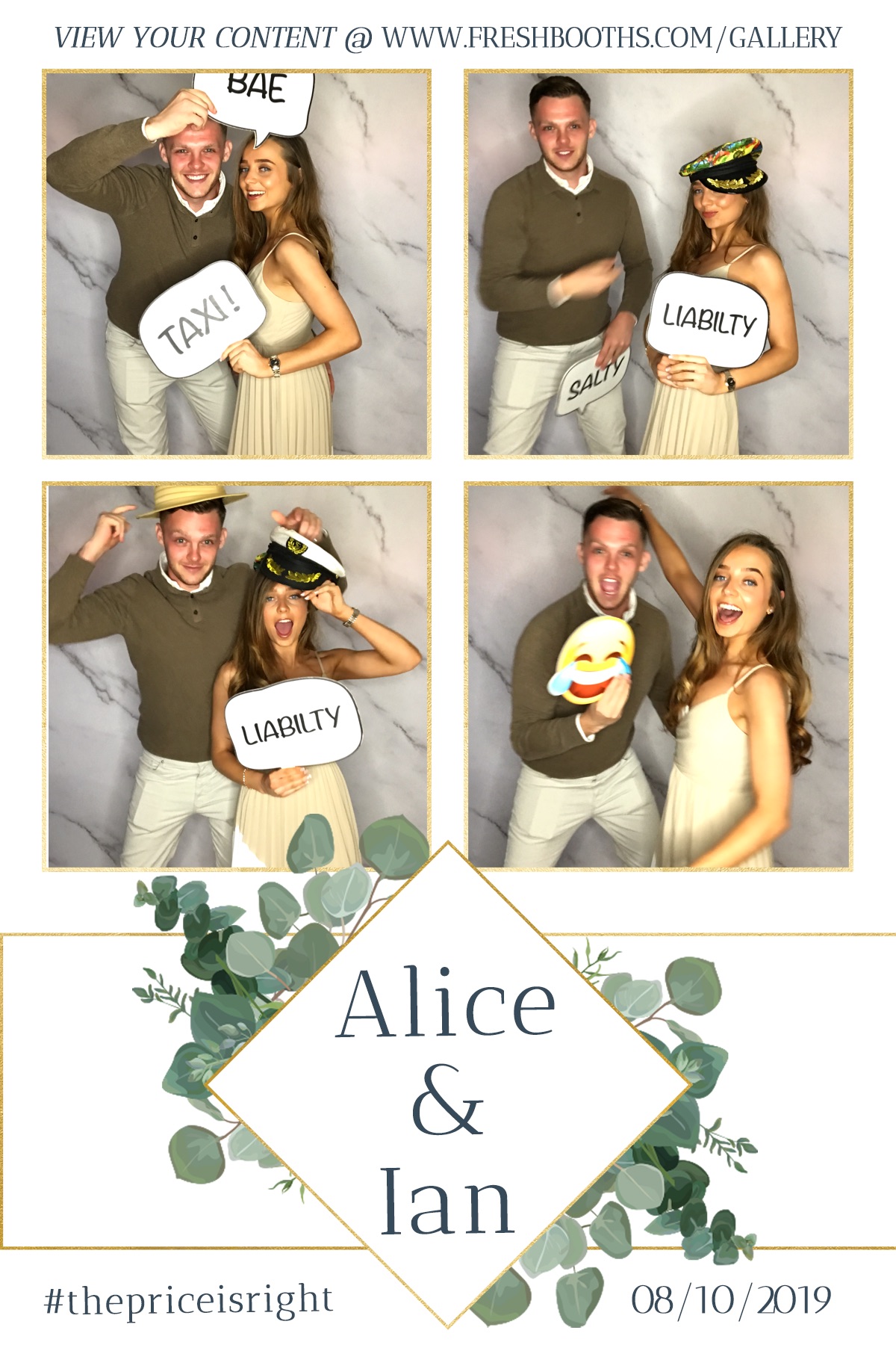 Alice & Ian's Wedding - GIF Station | View more photos from the event at gallery.freshbooths.com/u/FreshBooths/Alice-Ians-Wedding-GIF-Station
