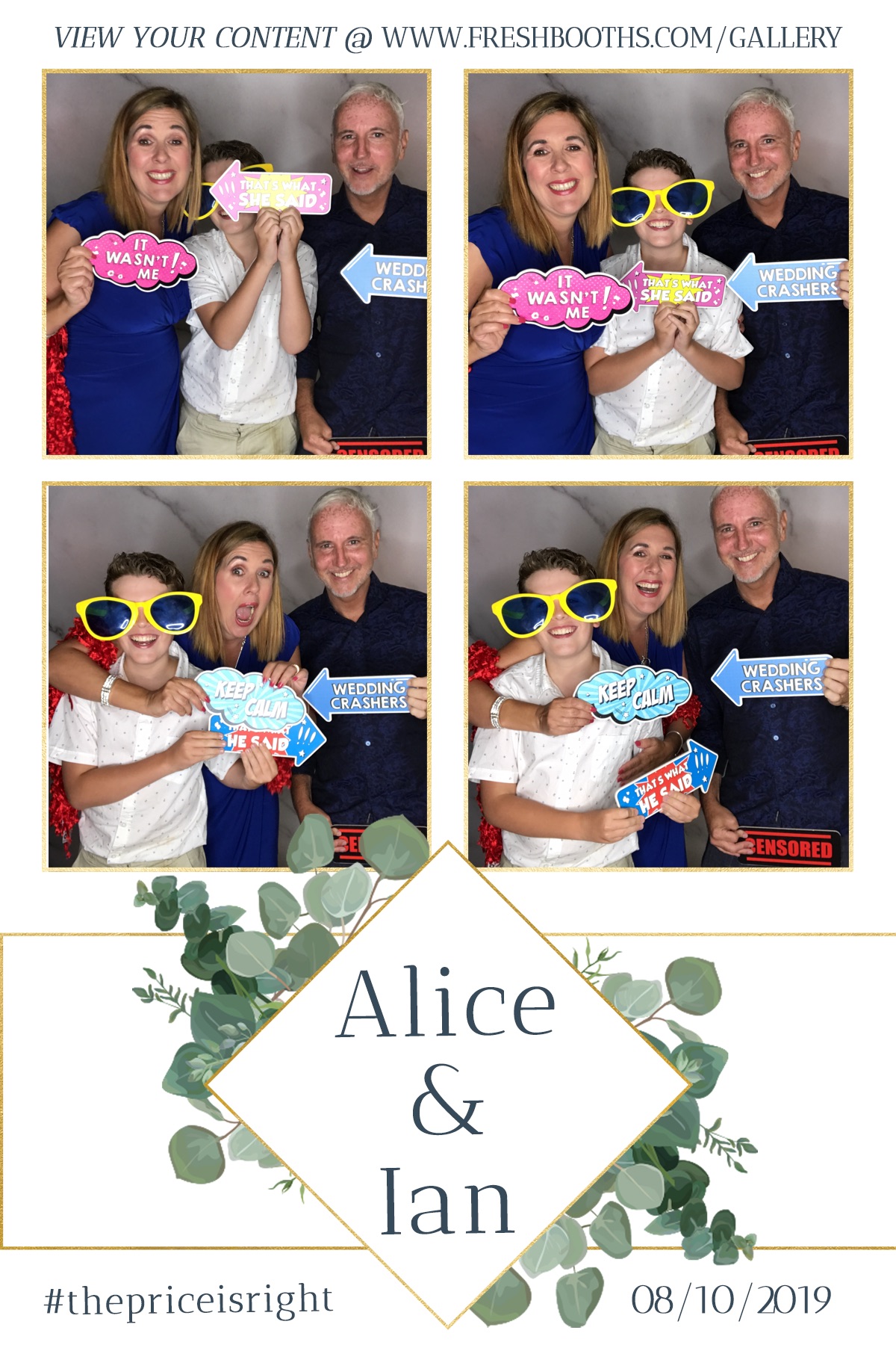 Alice & Ian's Wedding - GIF Station | View more photos from the event at gallery.freshbooths.com/u/FreshBooths/Alice-Ians-Wedding-GIF-Station
