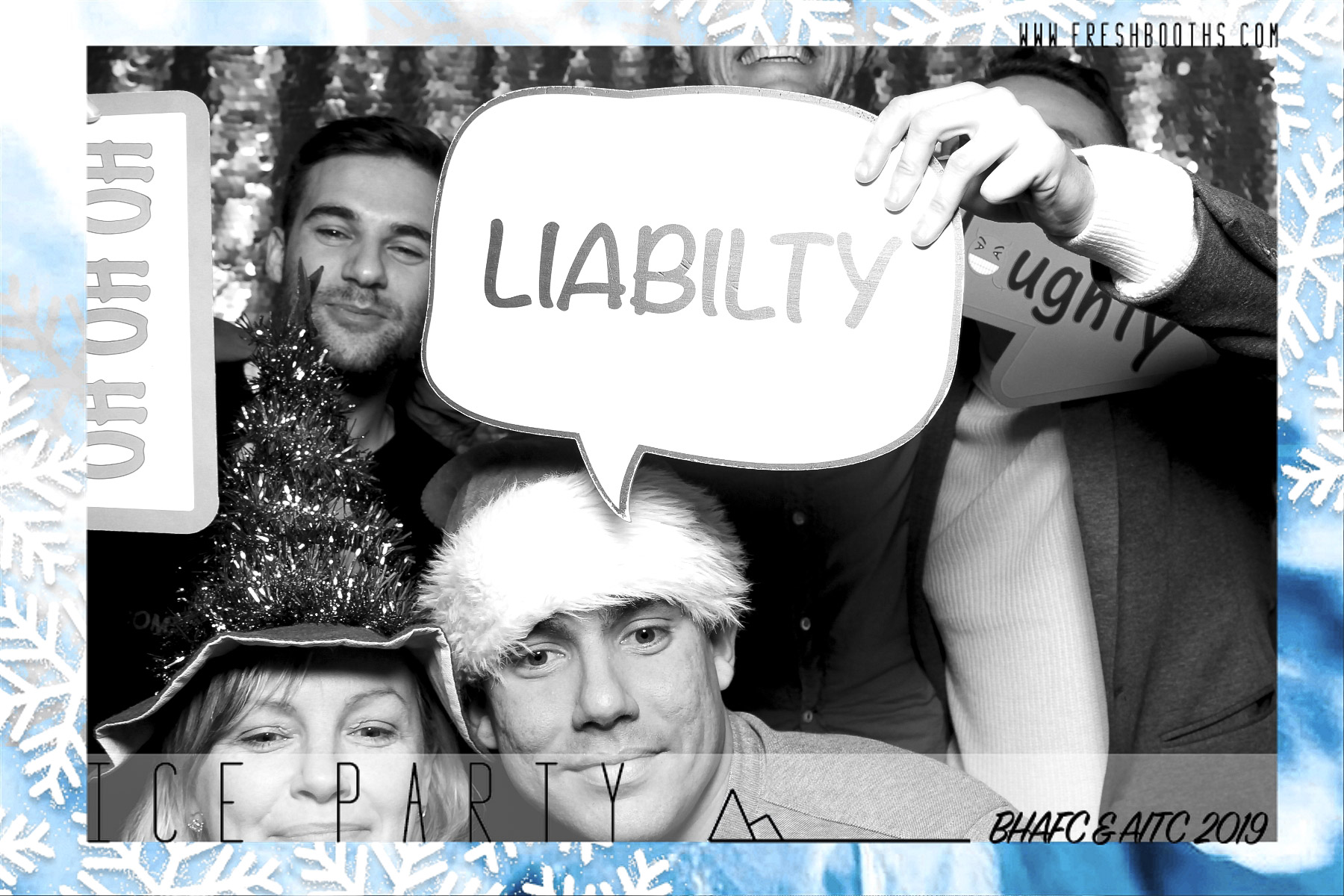 BHAFC Christmas Party - Classic Open Booth | View more photos from the event at gallery.freshbooths.com/u/FreshBooths/BHAFC-Christmas-Party-Classic-Open-Booth