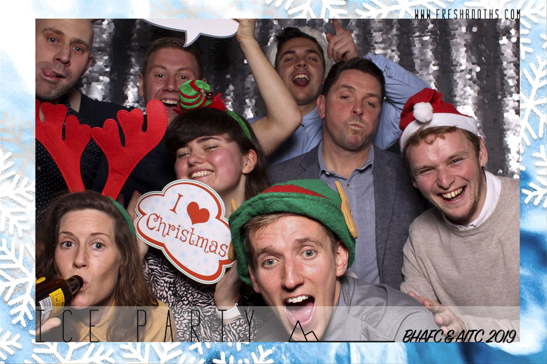 BHAFC Christmas Party - Classic Open Booth | View more photos from the event at gallery.freshbooths.com/u/FreshBooths/BHAFC-Christmas-Party-Classic-Open-Booth