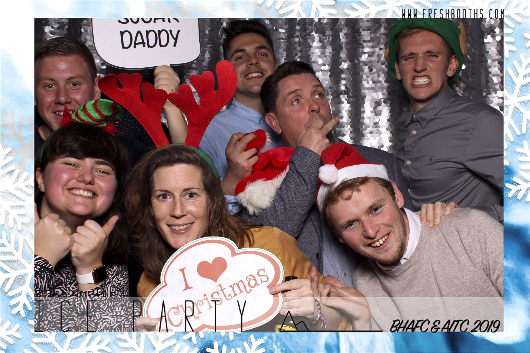 BHAFC Christmas Party - Classic Open Booth | View more photos from the event at gallery.freshbooths.com/u/FreshBooths/BHAFC-Christmas-Party-Classic-Open-Booth