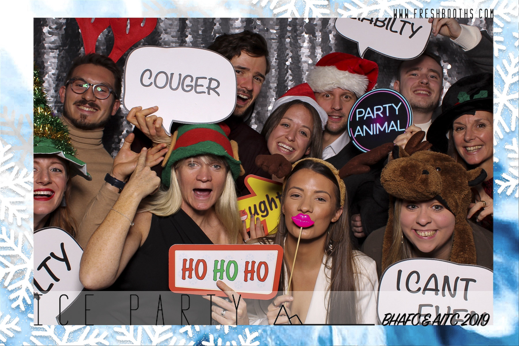 BHAFC Christmas Party - Classic Open Booth | View more photos from the event at gallery.freshbooths.com/u/FreshBooths/BHAFC-Christmas-Party-Classic-Open-Booth