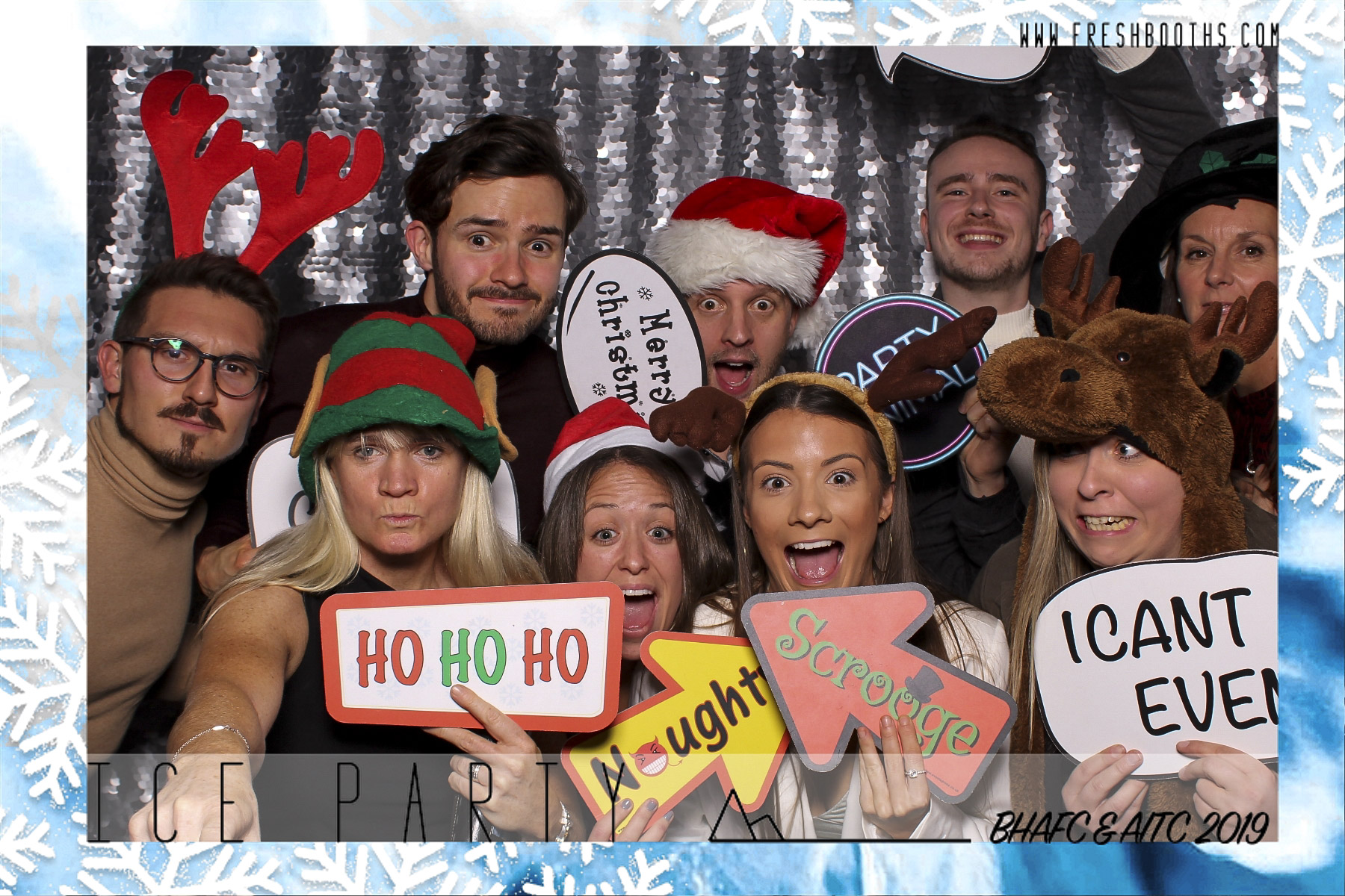 BHAFC Christmas Party - Classic Open Booth | View more photos from the event at gallery.freshbooths.com/u/FreshBooths/BHAFC-Christmas-Party-Classic-Open-Booth