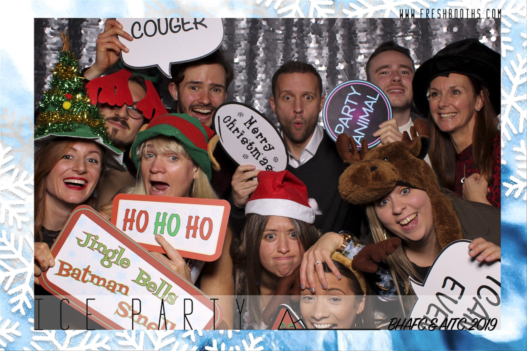 BHAFC Christmas Party - Classic Open Booth | View more photos from the event at gallery.freshbooths.com/u/FreshBooths/BHAFC-Christmas-Party-Classic-Open-Booth