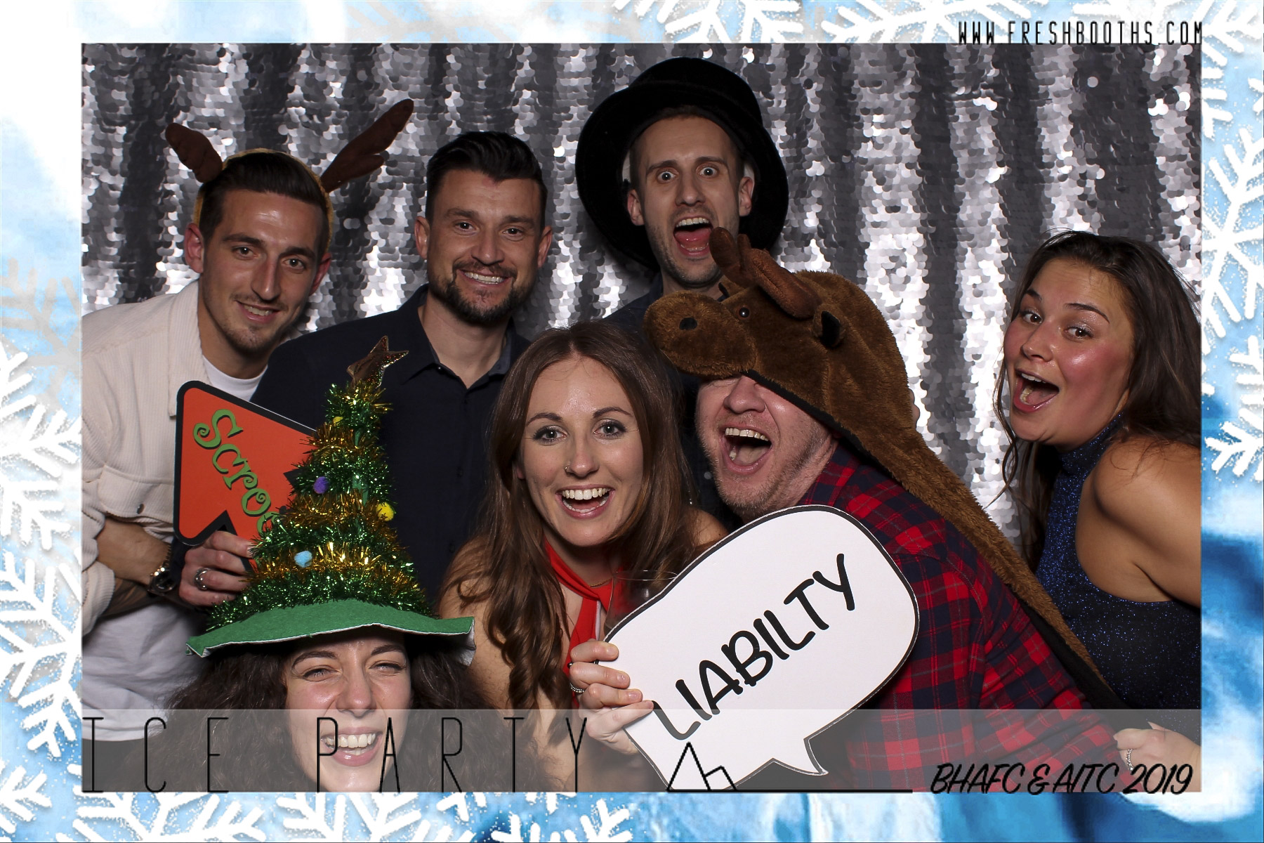 BHAFC Christmas Party - Classic Open Booth | View more photos from the event at gallery.freshbooths.com/u/FreshBooths/BHAFC-Christmas-Party-Classic-Open-Booth