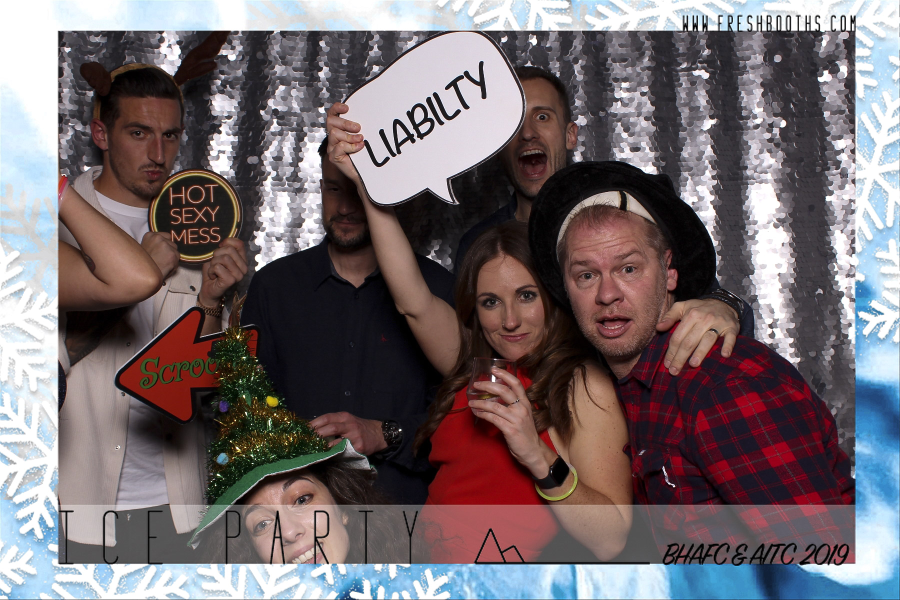 BHAFC Christmas Party - Classic Open Booth | View more photos from the event at gallery.freshbooths.com/u/FreshBooths/BHAFC-Christmas-Party-Classic-Open-Booth