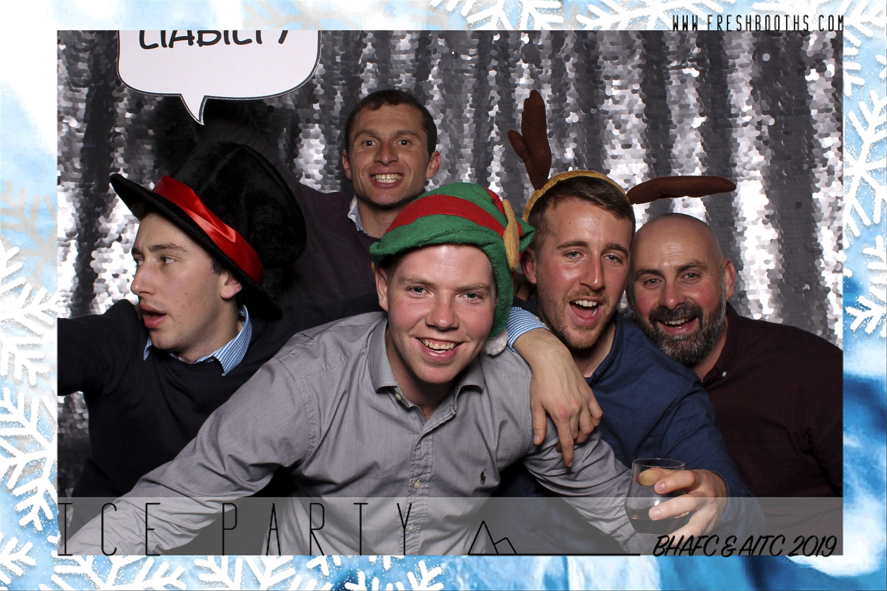BHAFC Christmas Party - Classic Open Booth | View more photos from the event at gallery.freshbooths.com/u/FreshBooths/BHAFC-Christmas-Party-Classic-Open-Booth