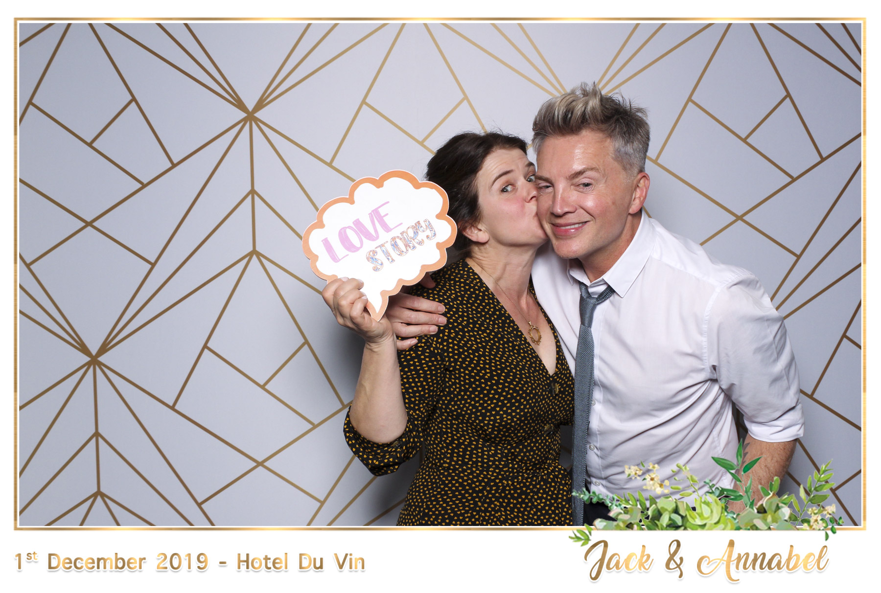 Bella & Jack Wedding - Classic Open Booth | View more photos from the event at gallery.freshbooths.com/u/FreshBooths/Bella-Jack-Wedding-Classic-Open-Booth