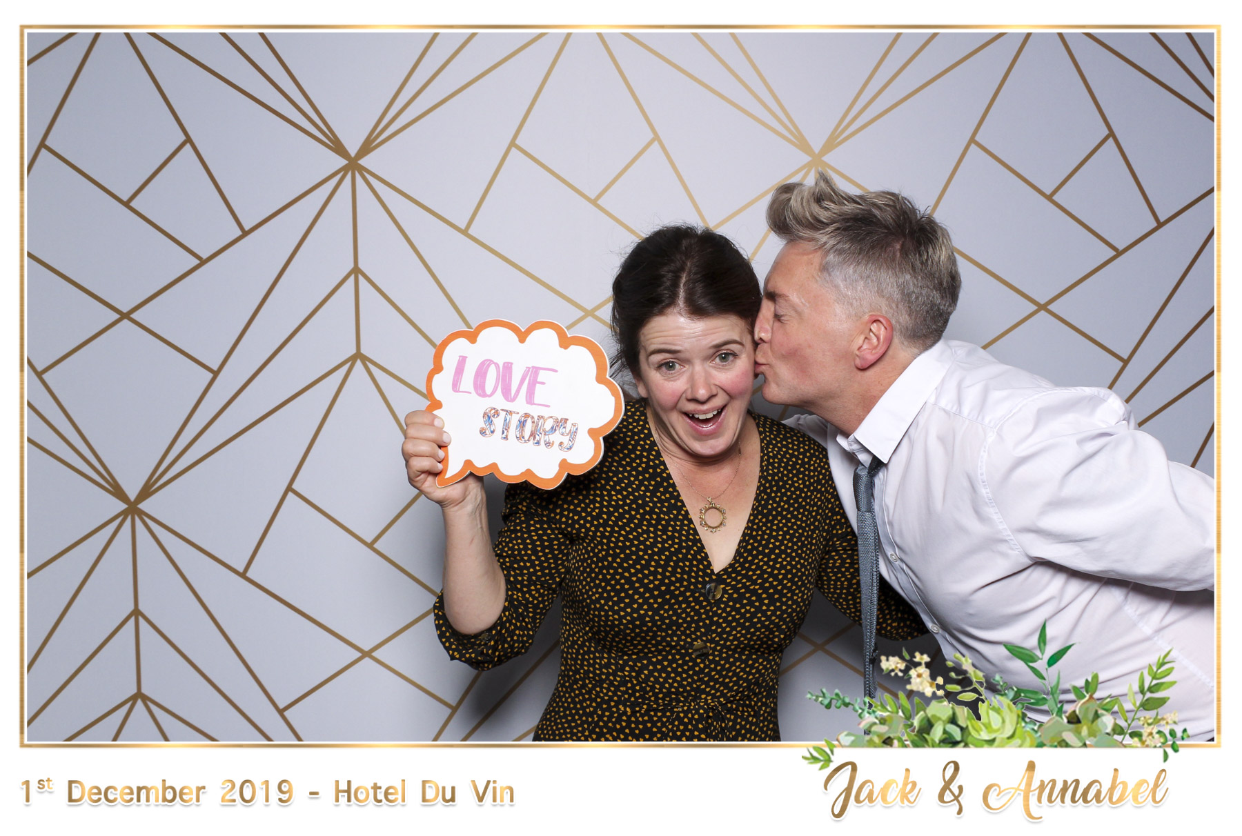Bella & Jack Wedding - Classic Open Booth | View more photos from the event at gallery.freshbooths.com/u/FreshBooths/Bella-Jack-Wedding-Classic-Open-Booth