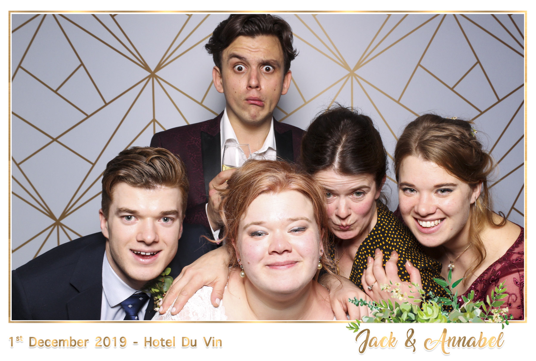 Bella & Jack Wedding - Classic Open Booth | View more photos from the event at gallery.freshbooths.com/u/FreshBooths/Bella-Jack-Wedding-Classic-Open-Booth