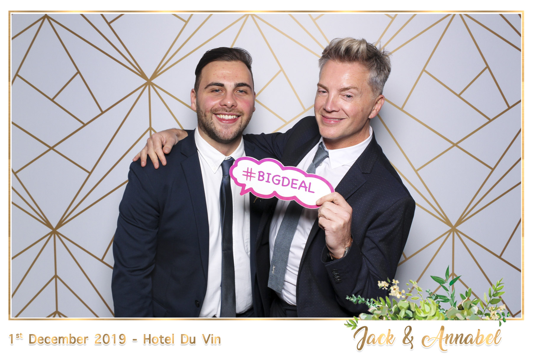 Bella & Jack Wedding - Classic Open Booth | View more photos from the event at gallery.freshbooths.com/u/FreshBooths/Bella-Jack-Wedding-Classic-Open-Booth