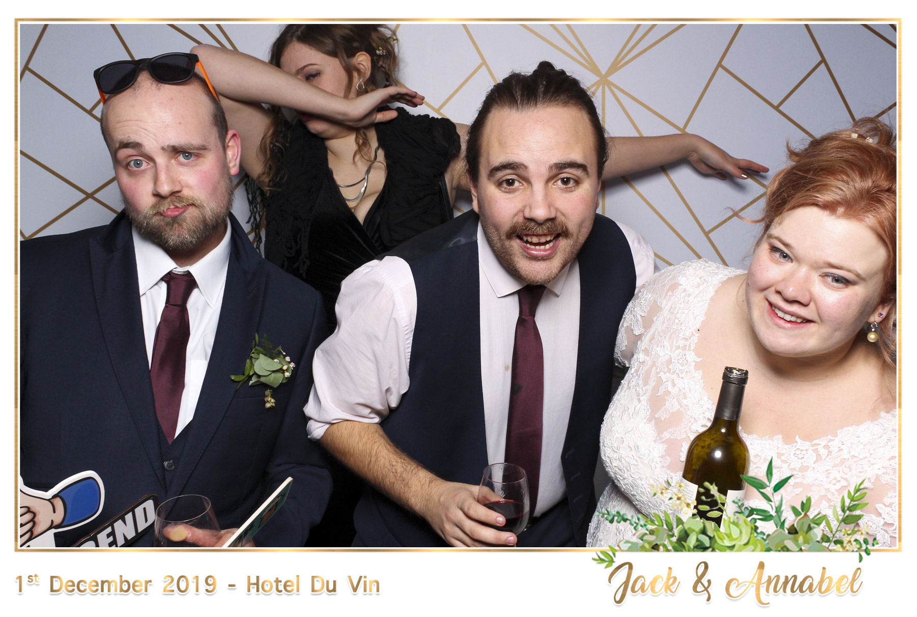 Bella & Jack Wedding - Classic Open Booth | View more photos from the event at gallery.freshbooths.com/u/FreshBooths/Bella-Jack-Wedding-Classic-Open-Booth