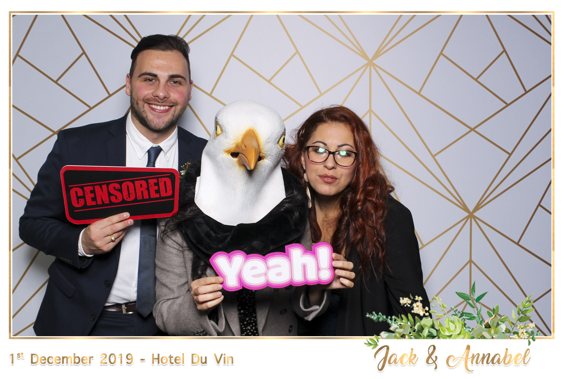 Bella & Jack Wedding - Classic Open Booth | View more photos from the event at gallery.freshbooths.com/u/FreshBooths/Bella-Jack-Wedding-Classic-Open-Booth