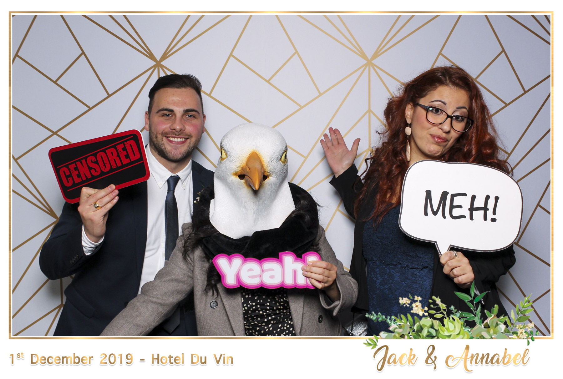 Bella & Jack Wedding - Classic Open Booth | View more photos from the event at gallery.freshbooths.com/u/FreshBooths/Bella-Jack-Wedding-Classic-Open-Booth