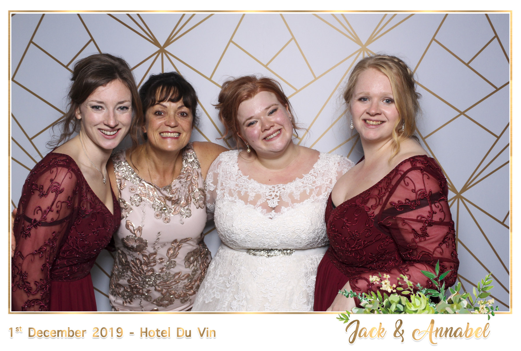 Bella & Jack Wedding - Classic Open Booth | View more photos from the event at gallery.freshbooths.com/u/FreshBooths/Bella-Jack-Wedding-Classic-Open-Booth